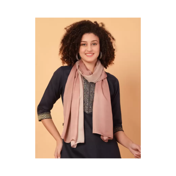 vesture Solid Poly Silk Women Stole