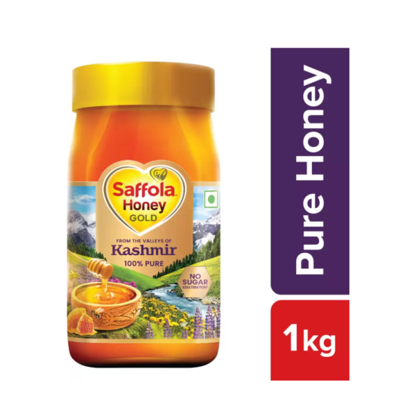 Saffola Honey Gold, 100% pure Kashmir Honey (1 kg)