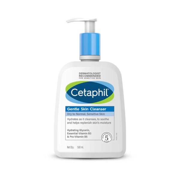 Cetaphil Daily Gentle Skin Cleanser Face Wash (500 ml)