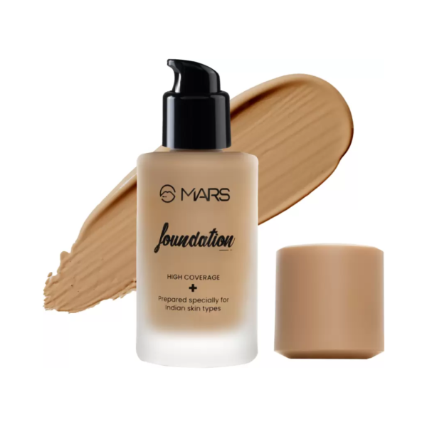 MARS High Coverage Liquid Matte Foundation| Blemish Free & Blendable Foundation (Shade-07, 40 ml)
